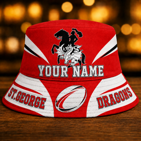 St. George Dragons NRL Bucket Hat Limited Edition Gift For Fan - LDBH001