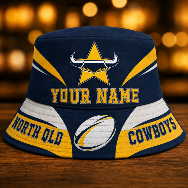 North QLD Cowboys NRL Bucket Hat Limited Edition Gift For Fan - LDBH001