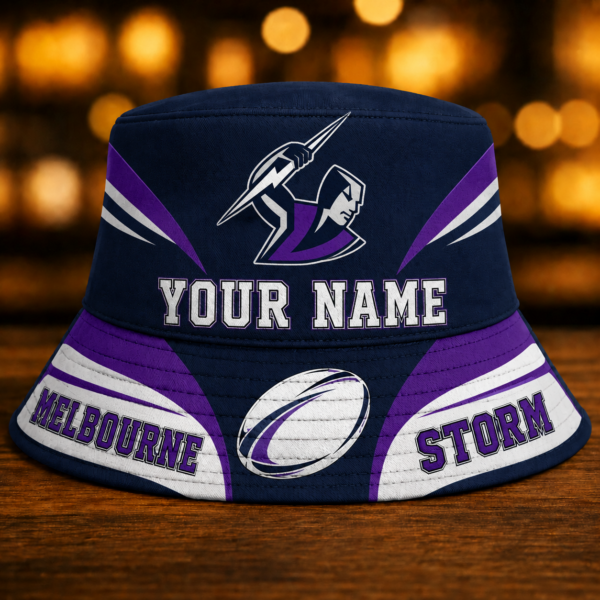 Melbourne Storm NRL Bucket Hat Limited Edition Gift For Fan - LDBH001