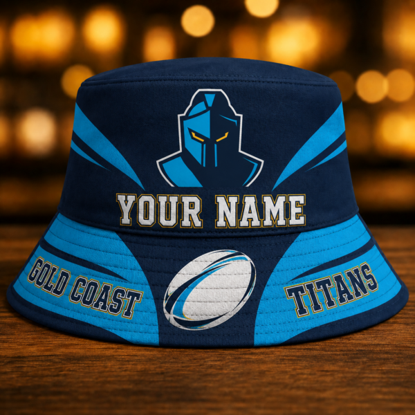 Gold Coast Titans NRL Bucket Hat Limited Edition Gift For Fan - LDBH001