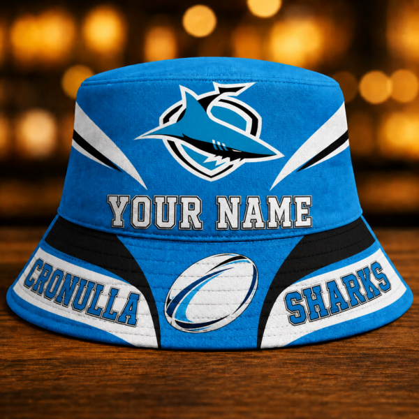 Cronulla Sharks NRL Bucket Hat Limited Edition Gift For Fan - LDBH001