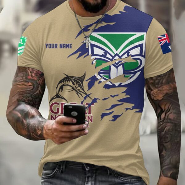 New Zealand Warriors NRL x Great Northern Beer T Shirt Custom Name Gifts For Fans – Limited Edition TSLILY001
