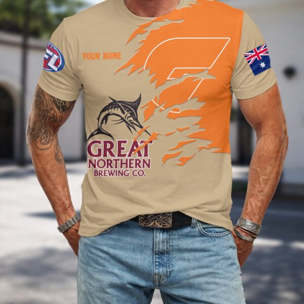 GWS Giants AFL x Great Northern Beer T Shirt Custom Name Gifts For Fans – Limited Edition TSLILY001