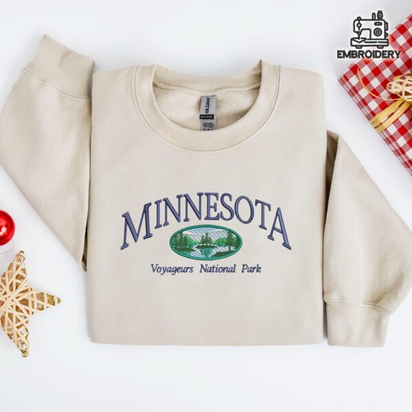Embroidered Minnesota Voyageurs National Park Sweatshirt –
