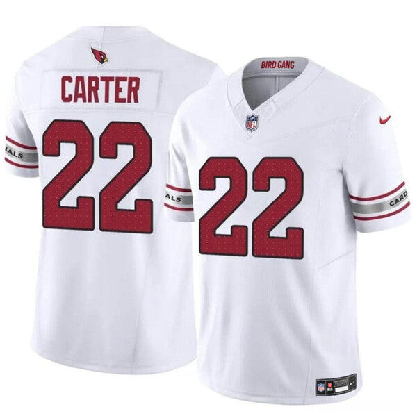 Arizona Cardinals #22 Michael Carter White 2023 FUSE Vapor Untouchable Jersey