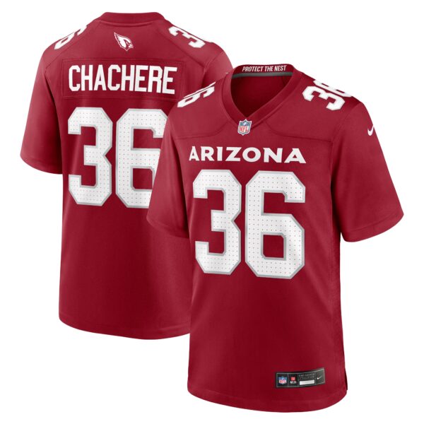 Andre Chachere Arizona Cardinals Nike Team Game Jersey Cardinal