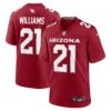 Garrett Williams Arizona Cardinals Nike Game Jersey Cardinal
