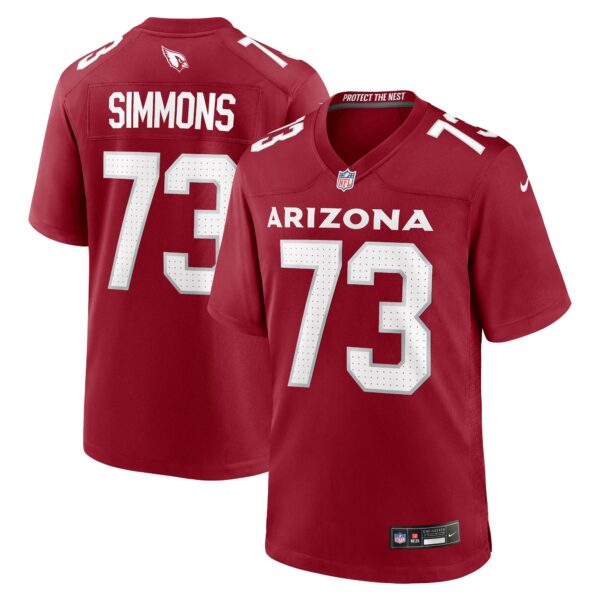 Lachavious Simmons Arizona Cardinals Nike Team Game Jersey Cardinal