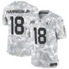 Arizona Cardinals #18 Marvin Harrison Jr 2024 FUSE Arctic Camo Salute To Service Limited Football Stitched Jersey