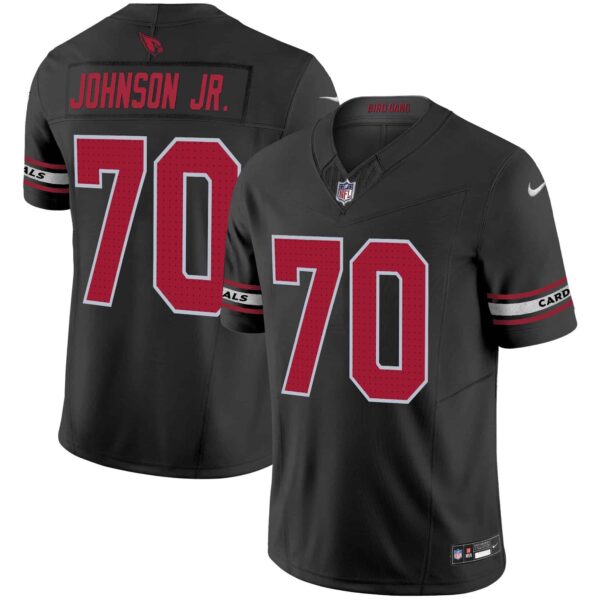 Men’s Arizona Cardinals 2024 Vapor Limited Jersey – All Stitched – Black – Paris Johnson Jr.