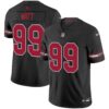 Men’s Arizona Cardinals 2024 Vapor Limited Jersey – All Stitched – Black – J.J. Watt