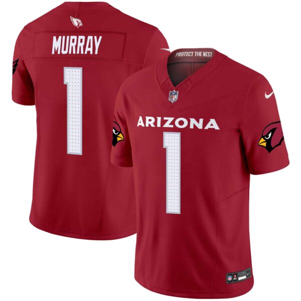 Men’s Arizona Cardinals 2024 Vapor Limited Jersey – All Stitched – Red – Kyler Murray