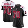 Men’s Arizona Cardinals 2024 Vapor Limited Jersey – All Stitched – Black Alternate – Paris Johnson Jr.