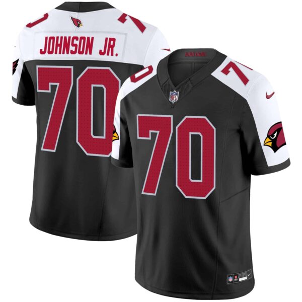 Men’s Arizona Cardinals 2024 Vapor Limited Jersey – All Stitched – Black Alternate – Paris Johnson Jr.