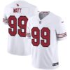 Men’s Arizona Cardinals 2024 Vapor Limited Jersey – All Stitched – White – J.J. Watt