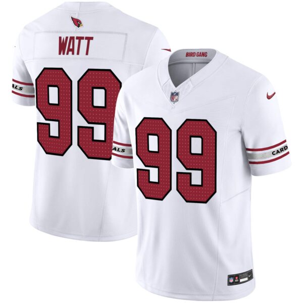 Men’s Arizona Cardinals 2024 Vapor Limited Jersey – All Stitched – White – J.J. Watt