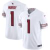 Men’s Arizona Cardinals 2024 Vapor Limited Jersey – All Stitched – White – Kyler Murray