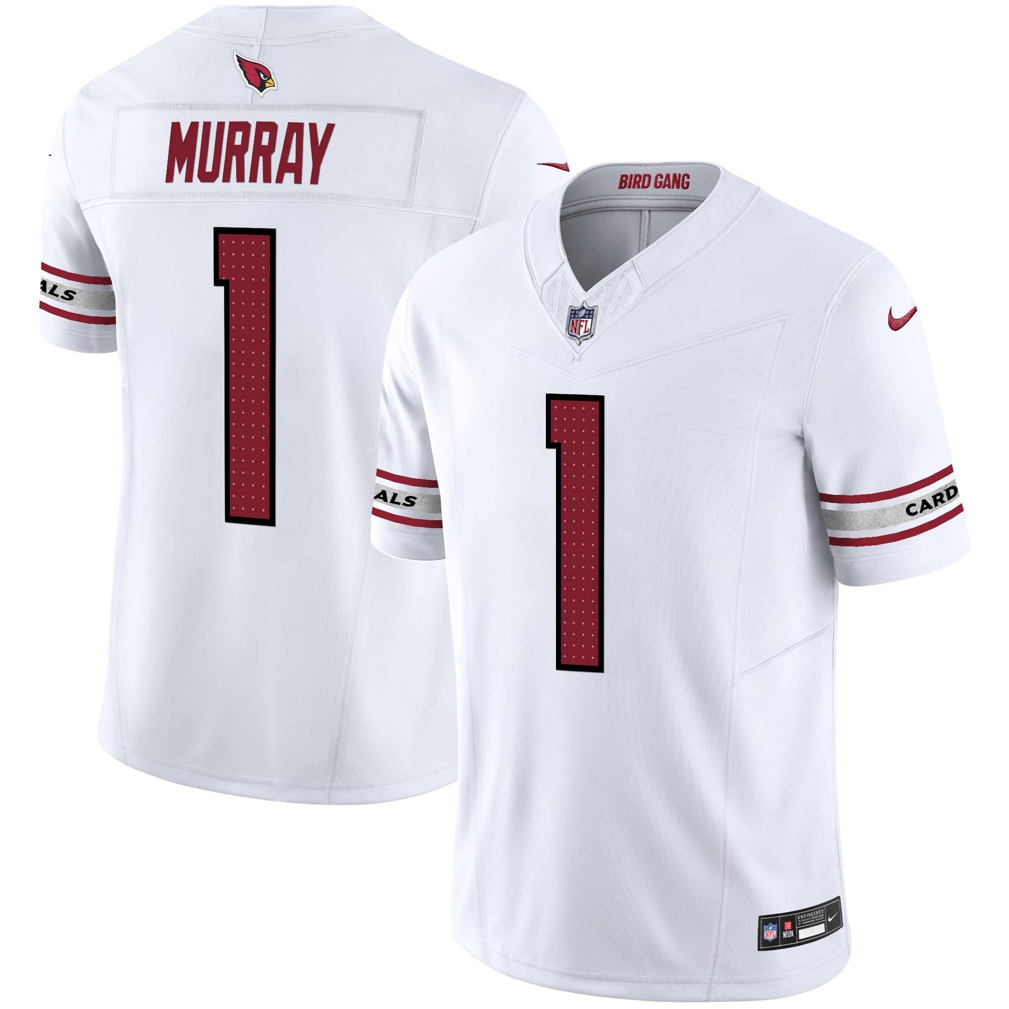 Men’s Arizona Cardinals 2024 Vapor Limited Jersey – All Stitched – White – Kyler Murray