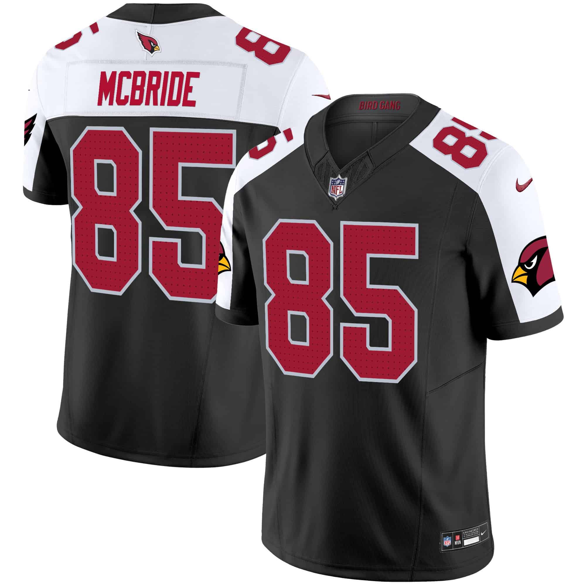 Men’s Arizona Cardinals 2024 Vapor Limited Jersey – All Stitched – Black Alternate – Trey McBride