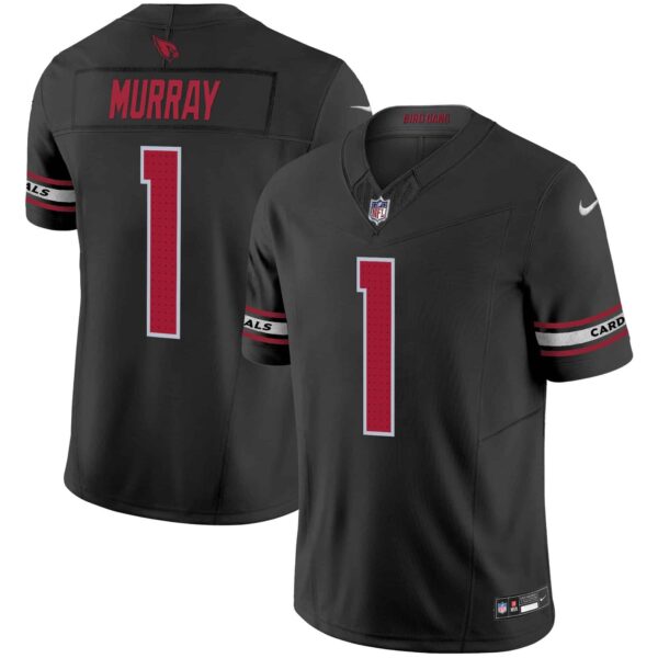 Men’s Arizona Cardinals 2024 Vapor Limited Jersey – All Stitched – Black – Kyler Murray
