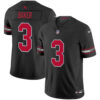 Men’s Arizona Cardinals 2024 Vapor Limited Jersey – All Stitched – Black – Budda Baker