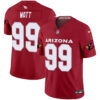 Men’s Arizona Cardinals 2024 Vapor Limited Jersey – All Stitched – Red – J.J. Watt
