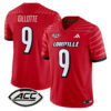 Men’s Louisville Cardinals 2024 Vapor Limited Jersey – All Stitched – Red – Ashton Gillotte