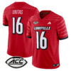 Men’s Louisville Cardinals 2024 Vapor Limited Jersey – All Stitched – Red – Johnny Unitas
