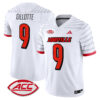 Men’s Louisville Cardinals 2024 Vapor Limited Jersey – All Stitched – White – Ashton Gillotte