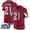 Nike Cardinals #21 Patrick Peterson Red Team Color Men’s Stitched NFL 100th Season Vapor Limited Jersey