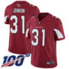 Nike Cardinals #31 David Johnson Red Team Color Men’s Stitched NFL 100th Season Vapor Limited Jersey
