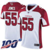 Nike Cardinals #55 Chandler Jones White Men’s Stitched NFL 100th Season Vapor Limited Jersey
