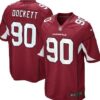 Nike Arizona Cardinals #90 Darnell Dockett Red Game Jersey