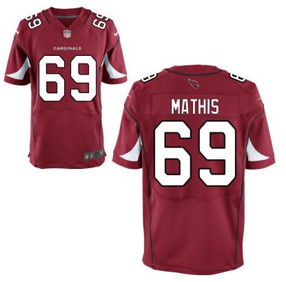 Men’s Arizona Cardinals #69 Evan Mathis Red Team Color NFL Nike Elite Jersey