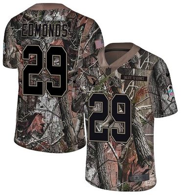 Nike Cardinals #29 Chase Edmonds Camo Men’s Stitched NFL Limited Rush Realtree Jersey