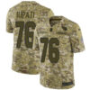 Nike Cardinals #76 Mike Iupati Camo Men’s Stitched NFL Limited 2018 Salute to Service Jersey