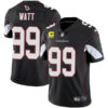 Men’s Arizona Cardinals 2022 #99 J.J. Watt Black With 4-star C Patch Vapor Untouchable Limited Stitched NFL Jersey