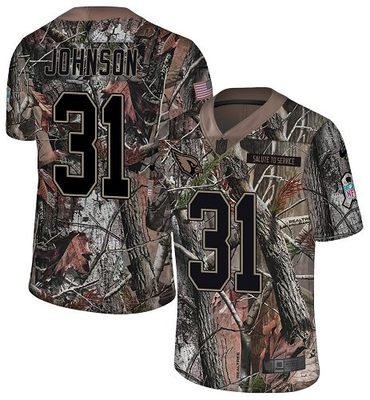 Nike Cardinals #31 David Johnson Camo Men’s Stitched NFL Limited Rush Realtree Jersey