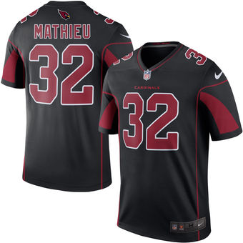 Men’s Arizona Cardinals #32 Tyrann Mathieu Nike Black Color Rush Legend Jersey