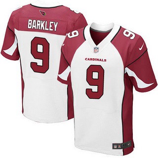 Men’s Arizona Cardinals #9 Matt Barkley White Road NFL Nike Elite Jersey