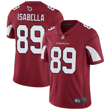 Cardinals #89 Andy Isabella Red Team Color Men’s Stitched Football Vapor Untouchable Limited Jersey