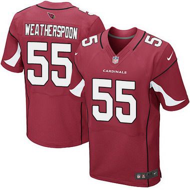 Men’s Arizona Cardinals #55 Sean Weatherspoon Red Team Color NFL Nike Elite Jersey