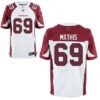 Men’s Arizona Cardinals #69 Evan Mathis White Road NFL Nike Elite Jersey