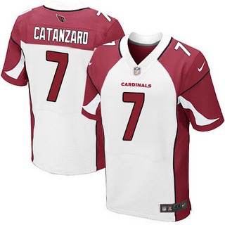 Men’s Arizona Cardinals #7 Chandler Catanzaro White Road NFL Nike Elite Jersey
