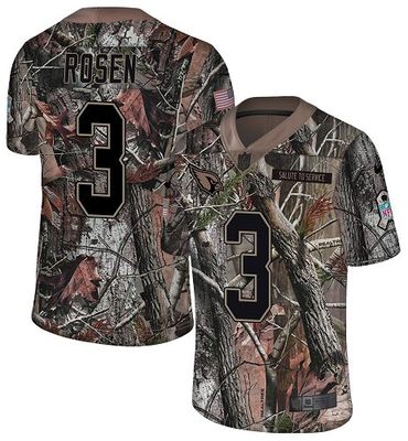 Nike Cardinals #3 Josh Rosen Camo Men’s Stitched NFL Limited Rush Realtree Jersey