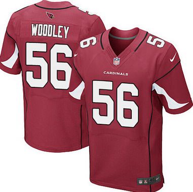 Men’s Arizona Cardinals #56 LaMarr Woodley Red Team Color NFL Nike Elite Jersey