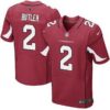 Men’s Arizona Cardinals #2 Drew Butler Red Team Color NFL Nike Elite Jersey