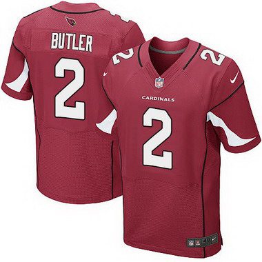 Men’s Arizona Cardinals #2 Drew Butler Red Team Color NFL Nike Elite Jersey