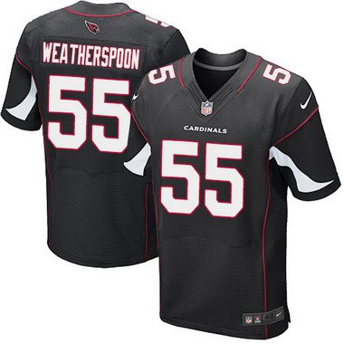 Men’s Arizona Cardinals #55 Sean Weatherspoon Black Alternate NFL Nike Elite Jersey