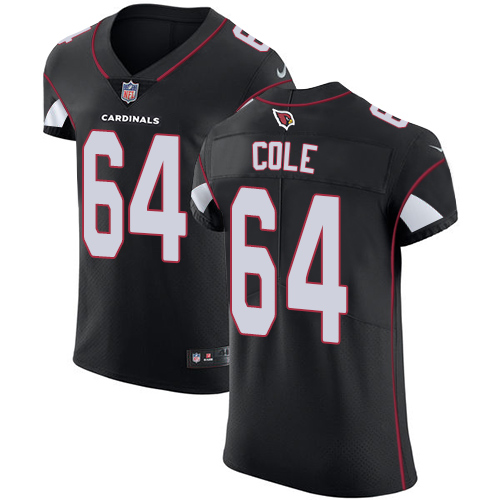 Nike Arizona Cardinals #64 Mason Cole Black Alternate Men’s Stitched NFL Vapor Untouchable Elite Jersey